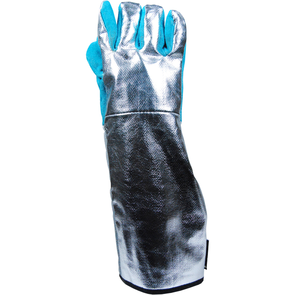 Magid 18" Alum Carb Kev Glove W/Blue, Jumbo (Fits Xl) DJXG1627-XL